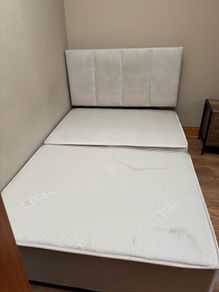 4ft Divan bed base & Headboard