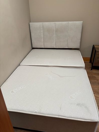 4ft Divan bed base & Headboard