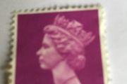 Old British Queen Elizabeth stamp