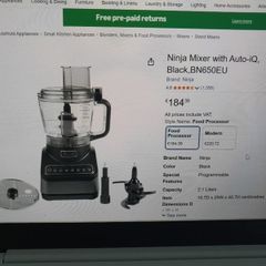 Ninja blender/mixer BN650 EU