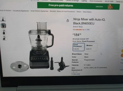Ninja blender/mixer BN650 EU