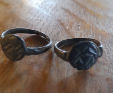 Pair of Ancient Roman Rings