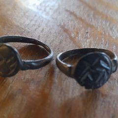 Pair of Ancient Roman Rings