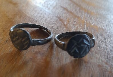 Pair of Ancient Roman Rings