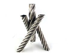 Mid Century Silver Plated Designer Vase