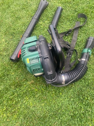 Lidl Parkside 52cc petrol backpack leaf blower model PBLG52A1