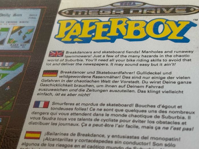 Paper Boy for Sega Mega Drive - Boxed