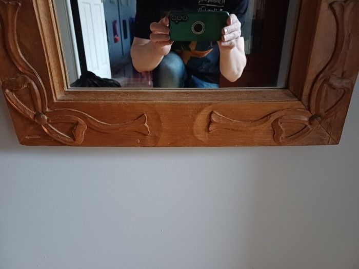 Hand Carved Wall Mirror