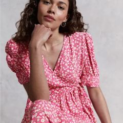 Ghost M&S wrap dress size UK 12