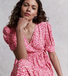 Ghost M&S wrap dress size UK 12