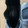 Ladies River Island Grey Leather Boots Size 7 Image 2