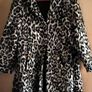 Vintage Faux Ocelot Fur Coat Image 5