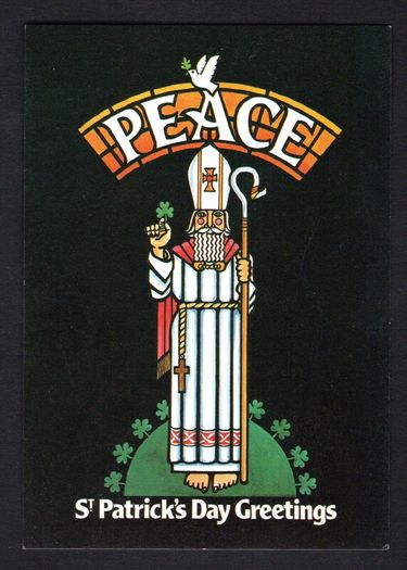 1984 Ireland Full set of six of An Post St. Patrick Day Postcard Mint