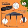Folding Gazebo 3x3m, Tent, Pop-Up, Quick Setup, UV Protection 50+, Waterproof, Sturdy, Anthracite Grey Image 6