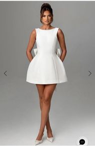 Baby boo ivory white dress