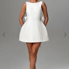 Baby boo ivory white dress