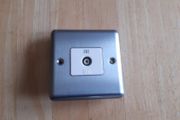 MK Coaxial RF TV Socket 1-Gang