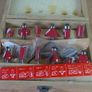 Brand New 12 Piece TCT Router Bit Set 1/4" Shank Tungsten Carbide Unused Boxed Image 2