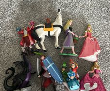 8 Sleeping Beauty Figurines