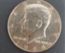 U.S.A. KENNEDY 1964 Silver Half Dollar Coin