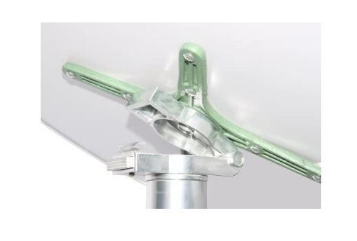 Aluminium Standing Table Height Adjustable Foldable Base with Concrete Inlet