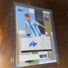 Nico Paz Topps Autograph