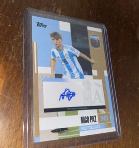 Nico Paz Topps Autograph