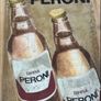 Peroni Beer 50's/60's Metal Sign Image 2