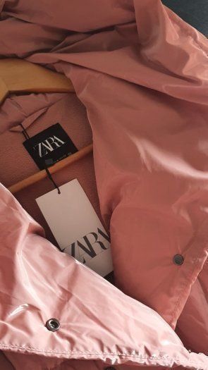 Zara Pink Puffer Jacket