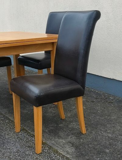 Oak Dining Table and 4 Chairs