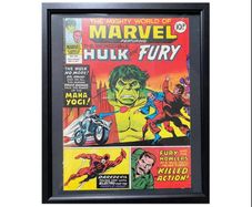Original Marvel Comic Frammed