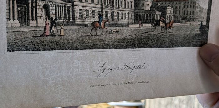 James Malton Dublin Prints 1790s Lying-In Hospital - Custom House - new GPO Set
