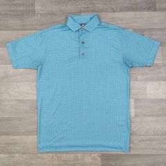 FootJoy FJ Patterned Golf Polo Shirt Mens Medium