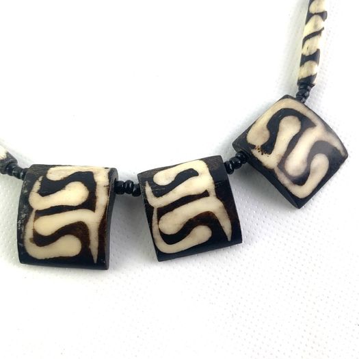 Vintage Tribal Geometric Choker Necklace