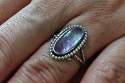 Sterling Silver Ring - Size L - Stamped for Silver (S61)