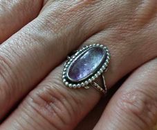 Sterling Silver Ring - Size L - Stamped for Silver (S61)