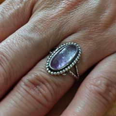 Sterling Silver Ring - Size L - Stamped for Silver (S61)