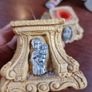 Vintage religious virgin and child candleholders Image 2
