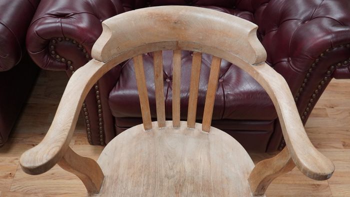 Antique Farmhouse Swivel Desk Chair