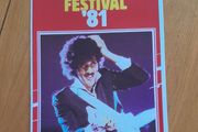 Thin Lizzy Replica Slane Castle 1981 booklet
