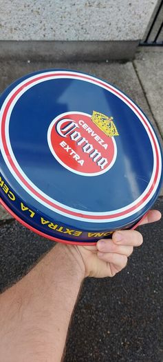 Corona metal tray ,,nice condition, few marks with age ,buyer collects or pays postage, see pictures for condition, sold as is