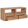 TV Cabinet 90x30x40 cm Solid Teak Wood Image 6