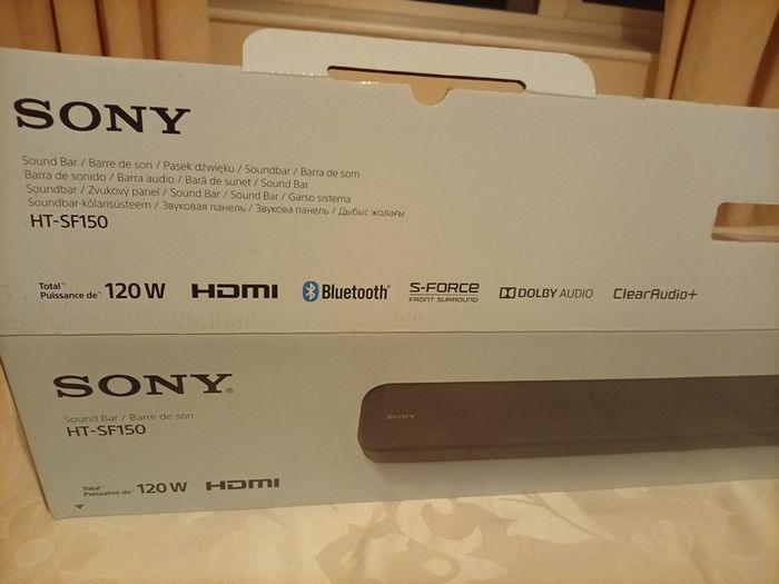 SONY HT SF150 120W Bluetooth Soundbar. Mint Condition & Boxed.