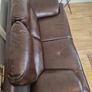 Faux Leather Sofa Image 2