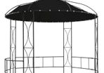 Gazebo 300x290 cm Anthracite Round