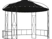 Gazebo 300x290 cm Anthracite Round