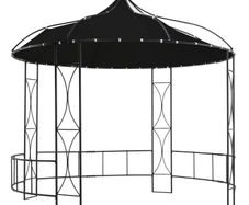 Gazebo 300x290 cm Anthracite Round