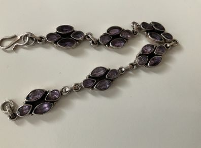 Amethyst Natural Gemstone 925 Sterling Solid Silver