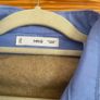 Mango Combined Knit Jumper and Shirt Mock Layer Top   Size XL UK 14 Image 9