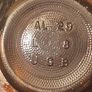 A Large Antique Scottish Amber Glass Demijohn 1920s UGB Image 6
